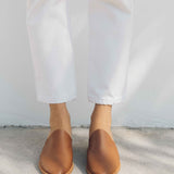 The Venetian Mule - Leather - Tan - Women's - Women - Tan - Soludos -