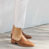 The Venetian Mule - Leather - Tan - Women's - Women - Tan - Soludos -