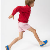 The Smoking Slipper - Contrast Piping - Blue / Yellow - Kids' - Kids' Espadrilles - Blue / Yellow - Soludos -