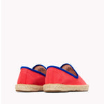 The Smoking Slipper - Contrast Piping - Red / Blue - Kids' - Kids' Espadrilles - Red / Blue - Soludos -
