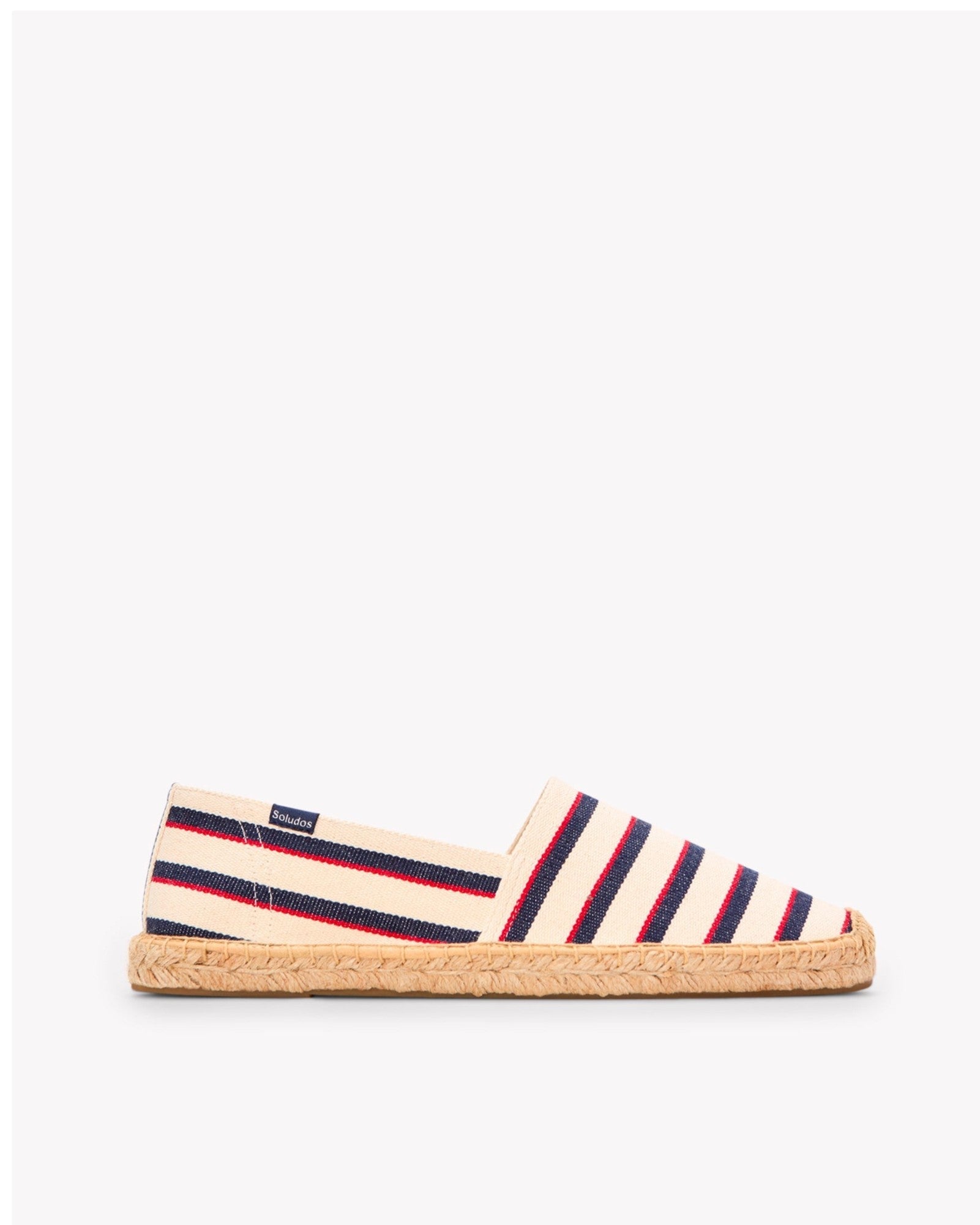 Men's Original Espadrille | Woven Stripe | Classic - Ivory - Navy - Red