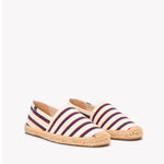 The Original Espadrille - Classic Stripes - Ivory / Navy / Red - Men's - Men's Espadrilles - Ivory / Navy / Red - Soludos -