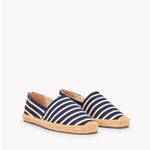 The Original Espadrille - Classic Stripes - Dark Navy / Ivory - Men's - Men's Espadrilles - Dark Navy / Ivory - Soludos -