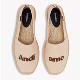 The Original Espadrille - Embroidery / Italy - Natural Undyed - Men's - Men's Espadrilles - Natural Undyed / Italy - Soludos -