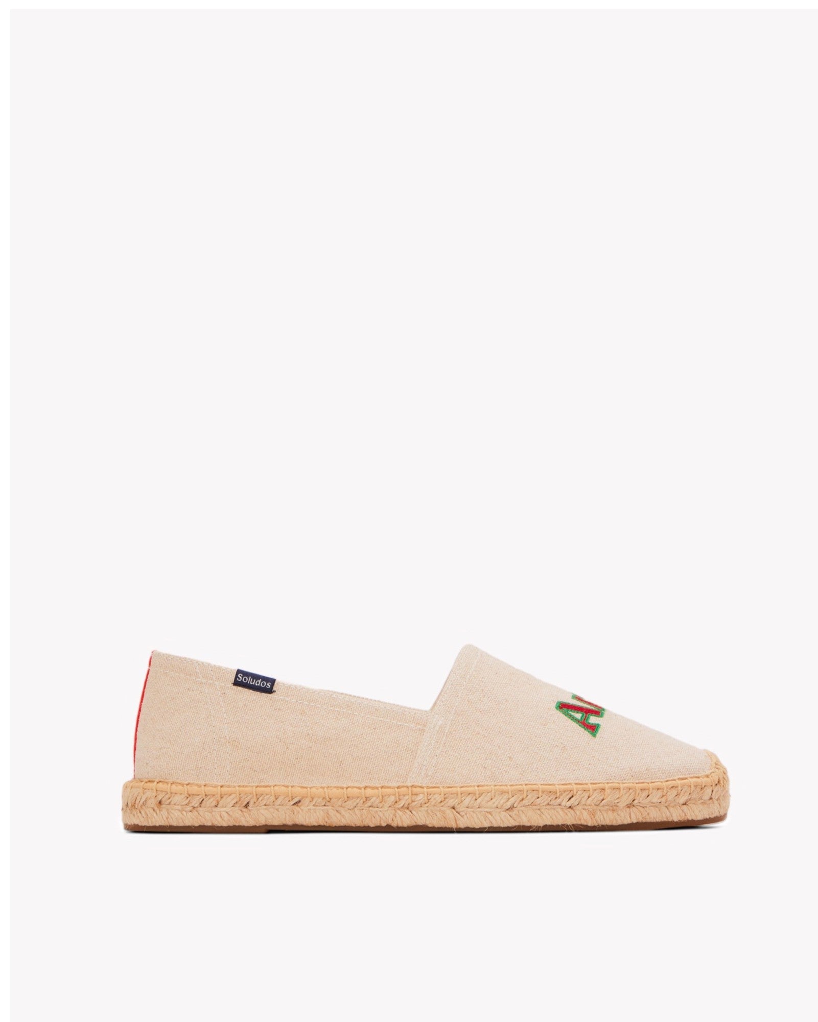 The Original Espadrille - Embroidery / Italy - Natural Undyed - Men's - Men's Espadrilles - Natural Undyed / Italy - Soludos -
