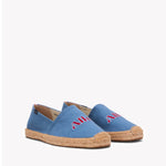 The Original Espadrille - Embroidery / France - Laguna Blue - Men's - Men's Espadrilles - Laguna Blue / France - Soludos -