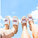 The Original Espadrille - Embroidery / USA - Oasis White - Men's - Men's Espadrilles - Oasis White / USA - Soludos -