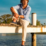 Mens_Espadrilles_The Original_Leather Colors_Armada Blue - Men's Espadrilles - Armada Blue - Soludos -