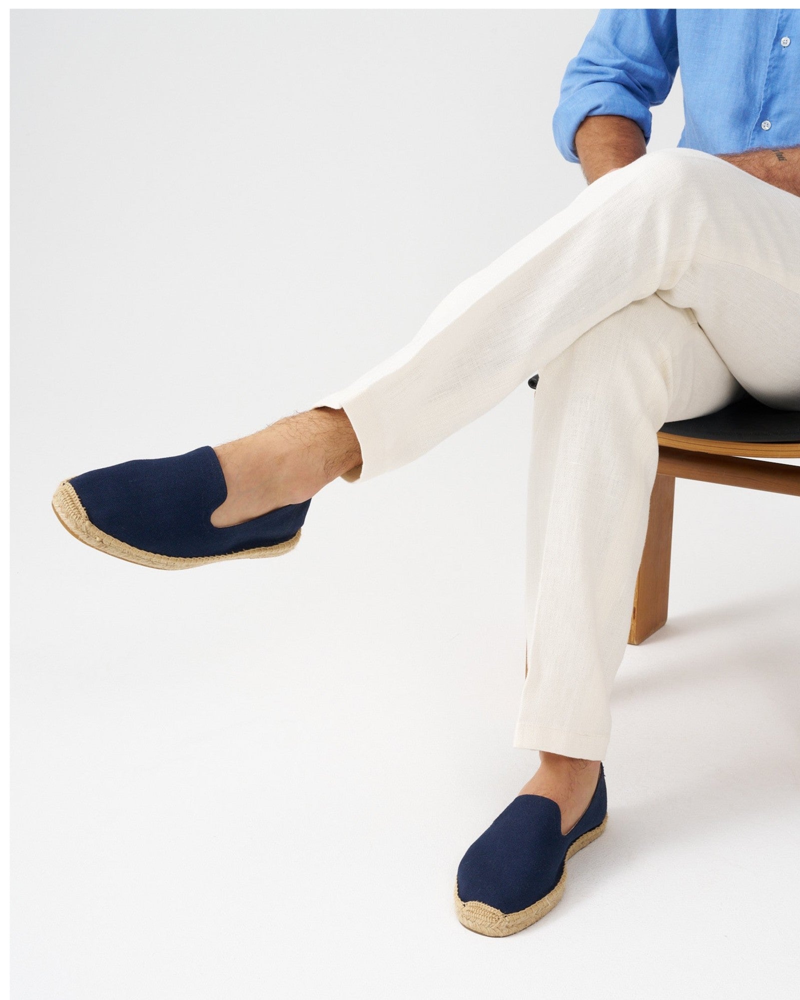 The Smoking Slipper - Core - Armada Blue - Men's - Men's Espadrilles - Armada Blue - Soludos -