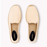 The Smoking Slipper - Tonal Piping - Tonal Ivory - Men's - Men's Espadrilles - Tonal Ivory - Soludos -