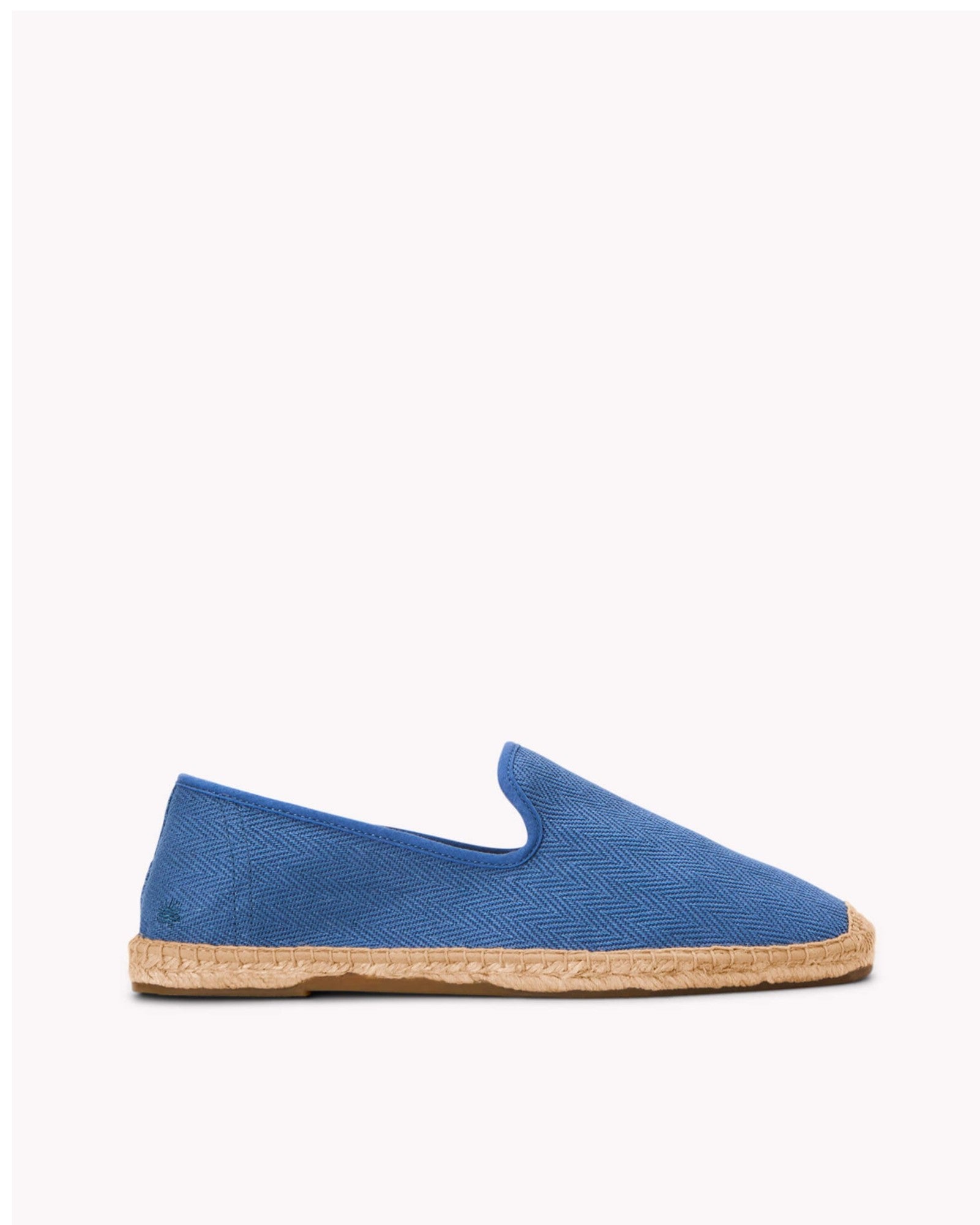 The Smoking Slipper - Tonal Piping - Tonal Blue - Men's - Men's Espadrilles - Tonal Blue - Soludos -