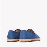 The Smoking Slipper - Tonal Piping - Tonal Blue - Men's - Men's Espadrilles - Tonal Blue - Soludos -