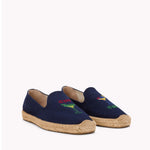 The Smoking Slipper - Embroidery / Cin Cin - Armada Blue - Men's - Men's Espadrilles - Armada Blue - ET2C -