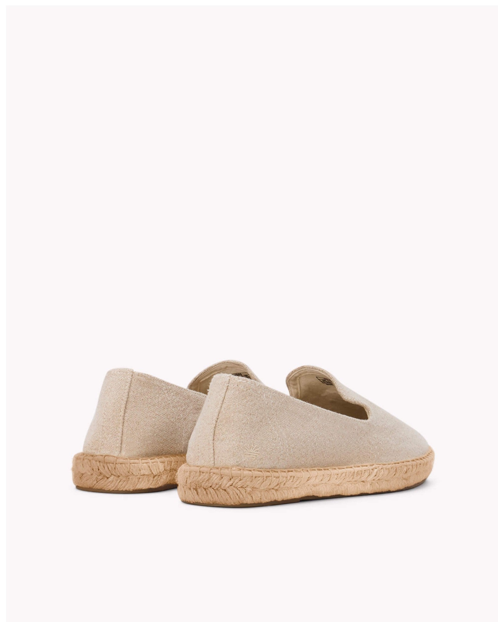 The Smoking Slipper - Embroidery / Just Chillin - Natural Undyed - Men's - Men's Espadrilles - Natural Undyed - ET2C -