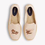 Men's Smoking Espadrille | Embroidery | Yeehaw - Natural Undyed - Men's Espadrilles - Natural Undyed - Yeehaw - Soludos -