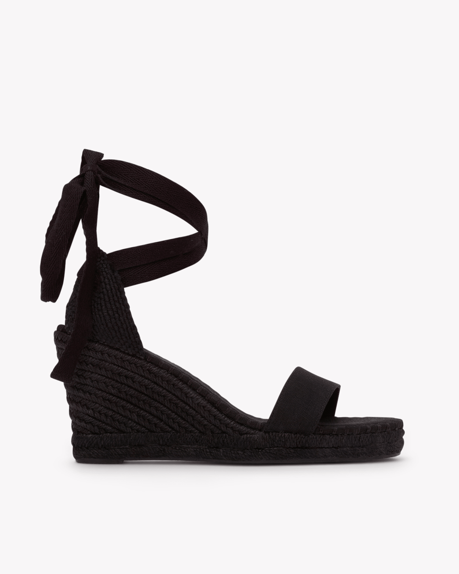 Capri Wedge Espadrille Linen Noche