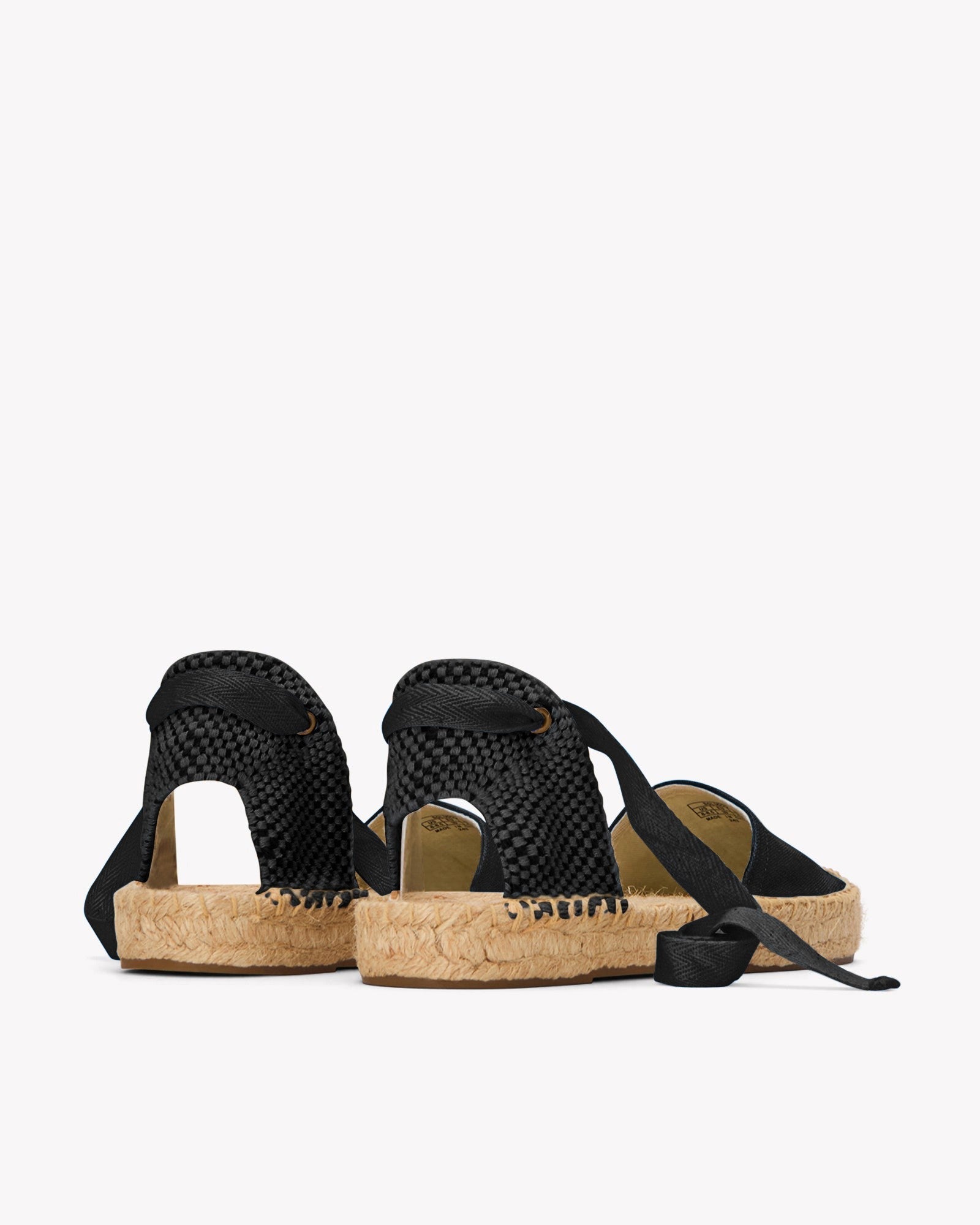The Lauren Lace Up - Core - Noche Black - Women's - Women's Espadrilles - Noche Black - Soludos -