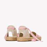 The Lauren Lace Up - Seasonal - Quartz Pink - Women's - Women's Espadrilles - Quartz Pink - Soludos -