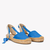 The Lauren Lace Up - Seasonal - French Blue - Women's - Women's Espadrilles - French Blue - Soludos -