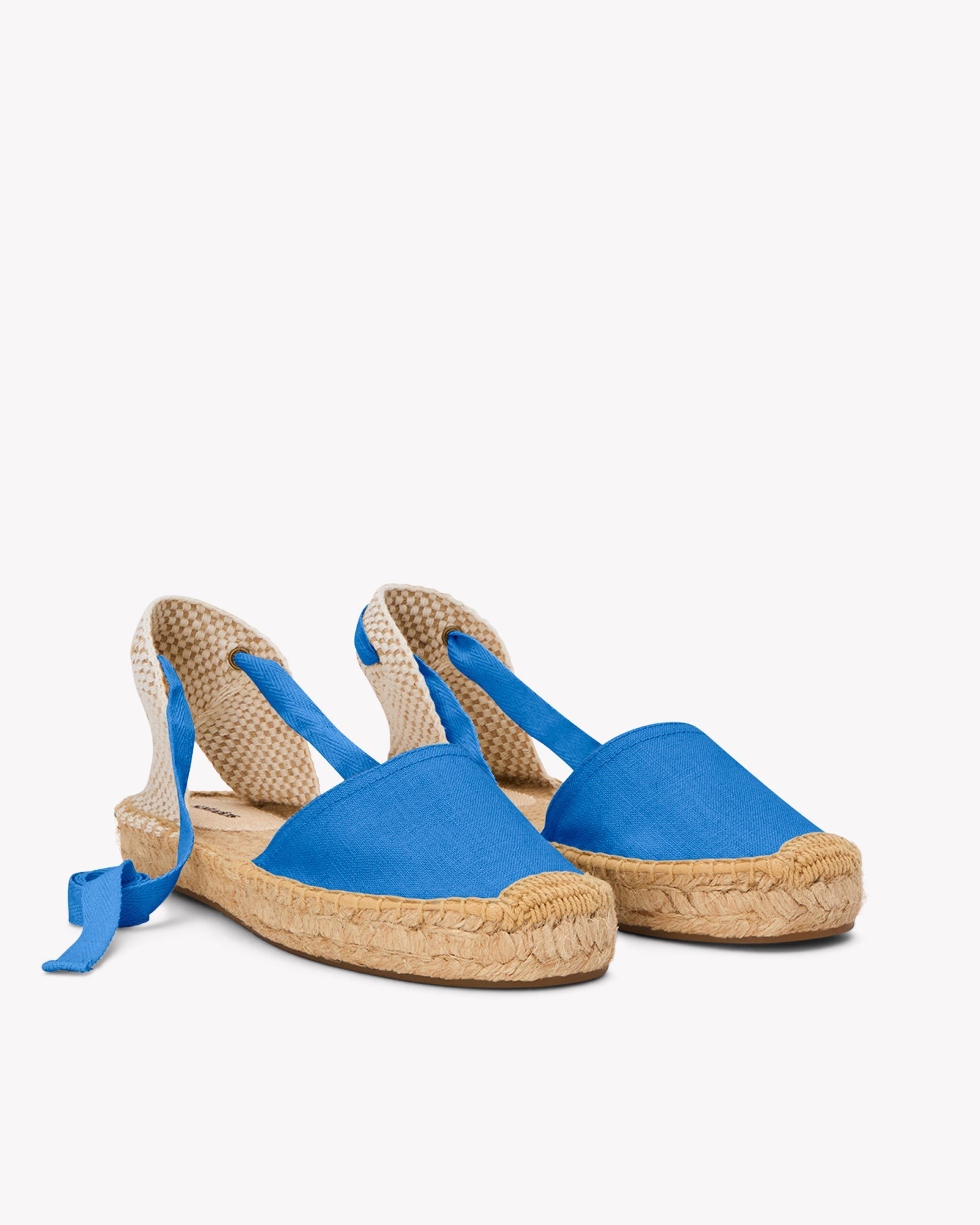 The Lauren Lace Up - Seasonal - French Blue - Women's - Women's Espadrilles - French Blue - Soludos -