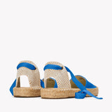 The Lauren Lace Up - Seasonal - French Blue - Women's - Women's Espadrilles - French Blue - Soludos -
