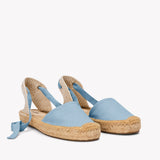The Lauren Lace Up - Seasonal - Cielo Blue - Women's - Women's Espadrilles - Cielo Blue - Soludos -