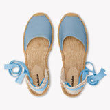 The Lauren Lace Up - Seasonal - Cielo Blue - Women's - Women's Espadrilles - Cielo Blue - Soludos -