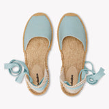 The Lauren Lace Up - Seasonal - Sea Spray Green - Women's - Women's Espadrilles - Sea Spray Green - Soludos -
