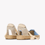 The Lauren Lace Up - Denims - Light Wash - Women's - Women's Espadrilles - Light Wash - Soludos - 