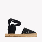 Womens_Espadrilles_The Lauren Lace Up_Crochet_Noche Black - Women's Espadrilles - Noche Black - Soludos -