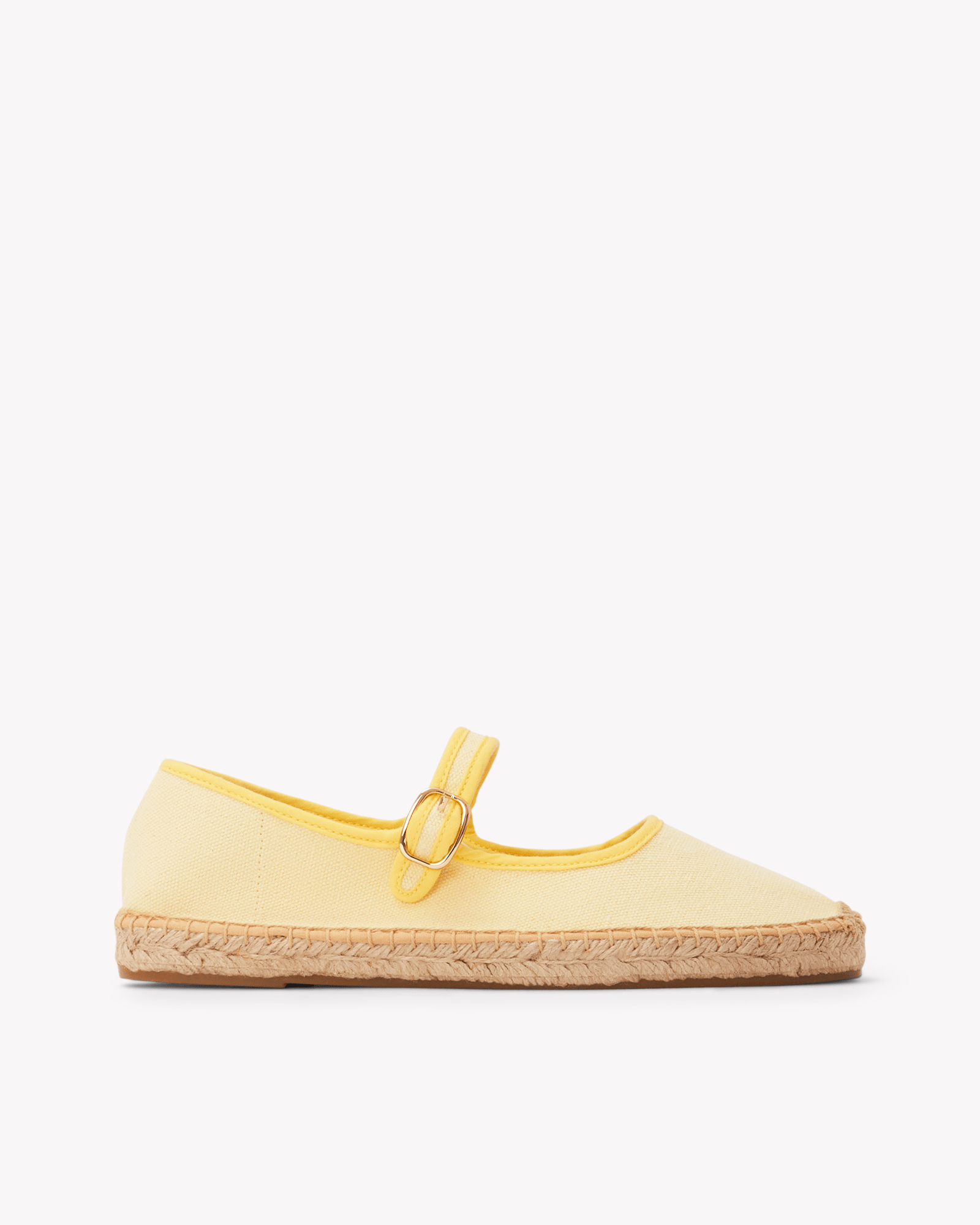 Mary Jane Espadrille Woven Butter