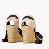 The Marseille Wedge - Classic - Noche Black - Women's - Women's Wedge Espadrilles - Noche Black - Soludos -