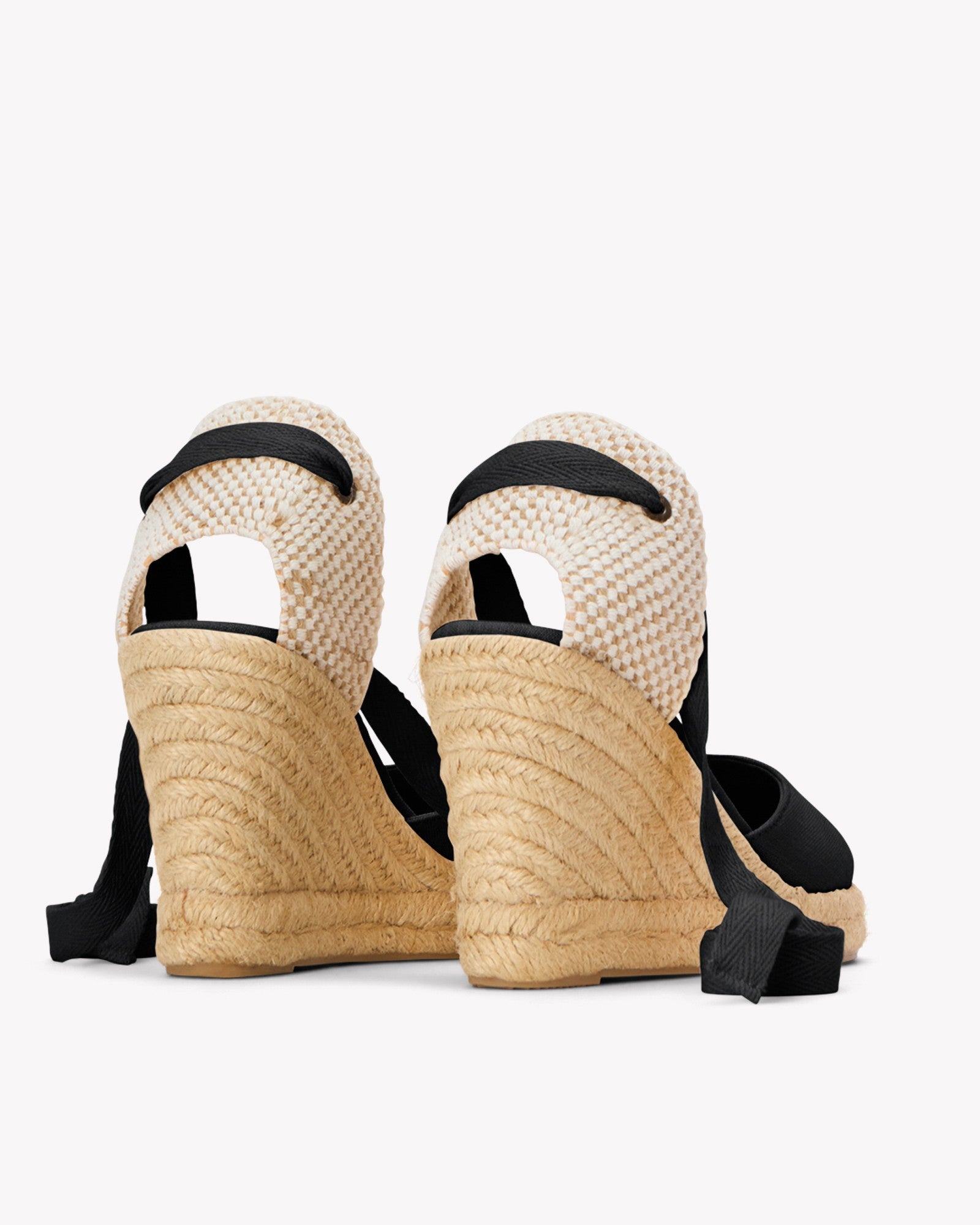 The Marseille Wedge - Classic - Noche Black - Women's - Women's Wedge Espadrilles - Noche Black - Soludos -