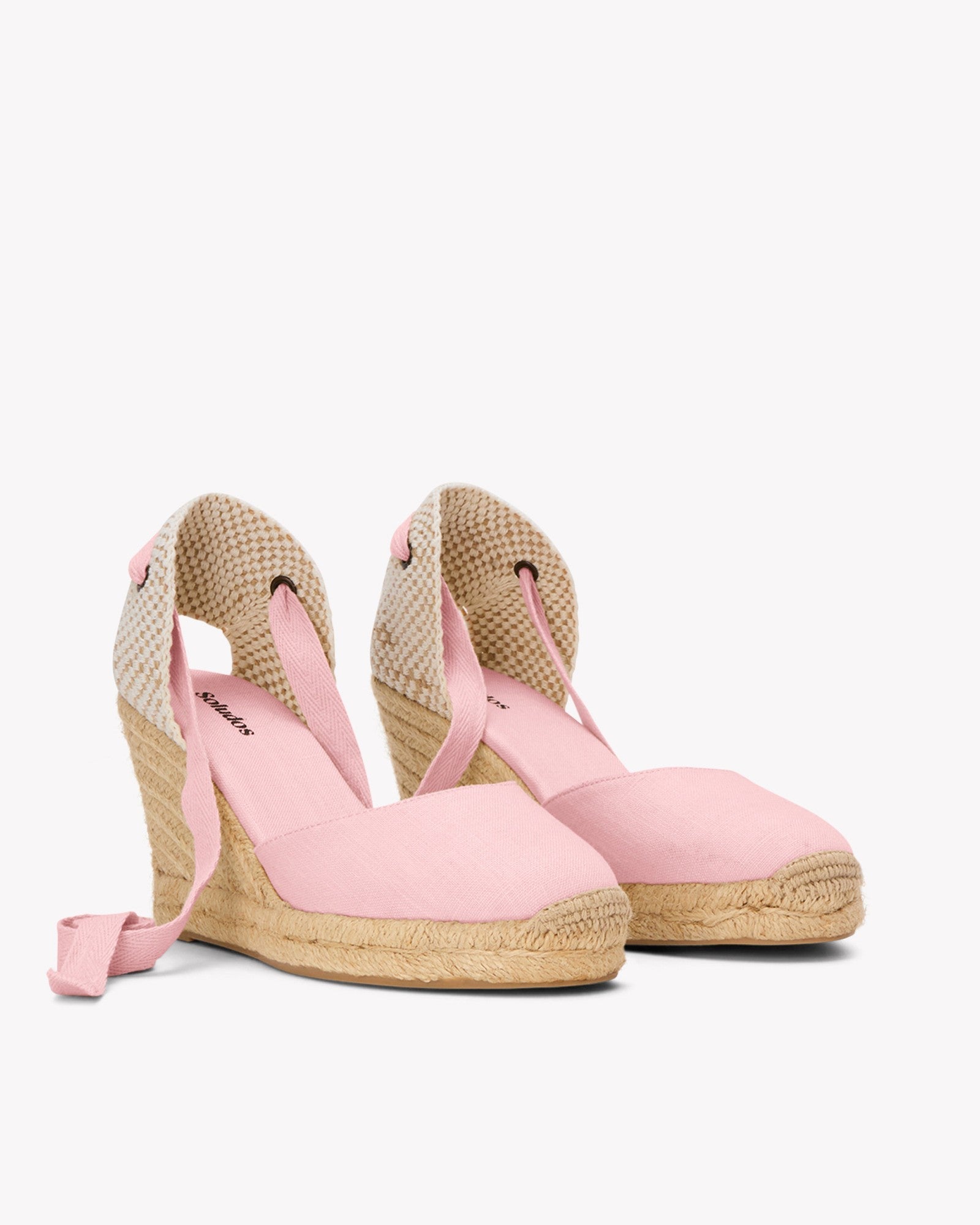 The Marseille Wedge - Classic - Rosa Pink - Women's - Women's Wedge Espadrilles - Rosa Pink - Soludos -