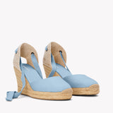 The Marseille Wedge - Classic - Dolphin Blue - Women's - Women's Wedge Espadrilles - Dolphin Blue - Soludos -