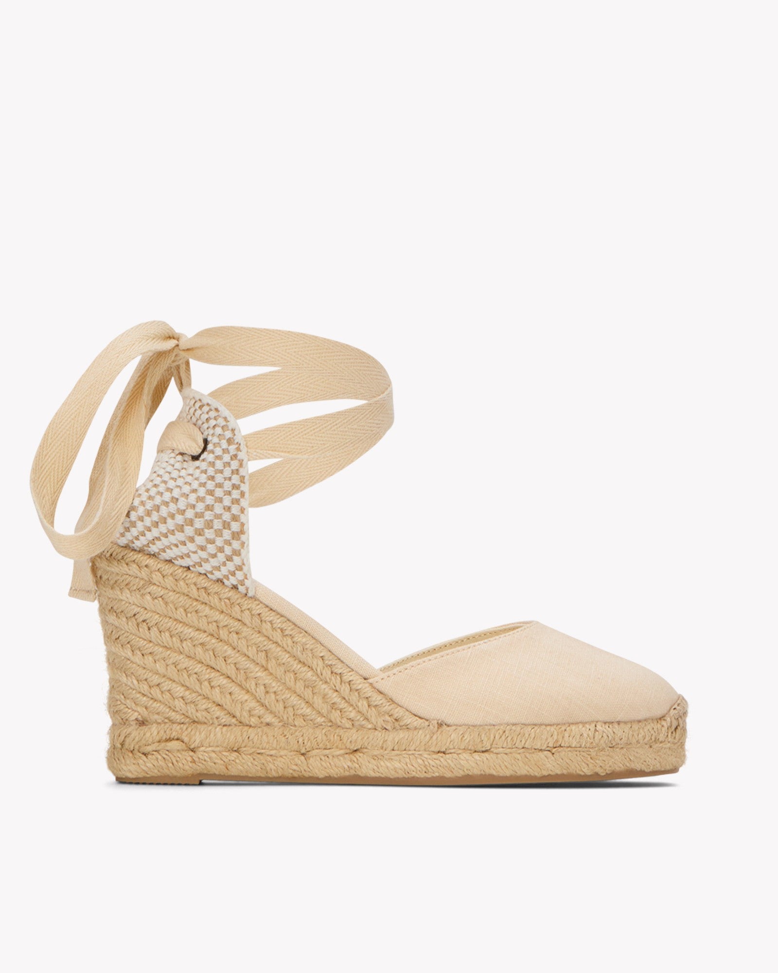 Marseille Wedge Espadrille Linen La Concha