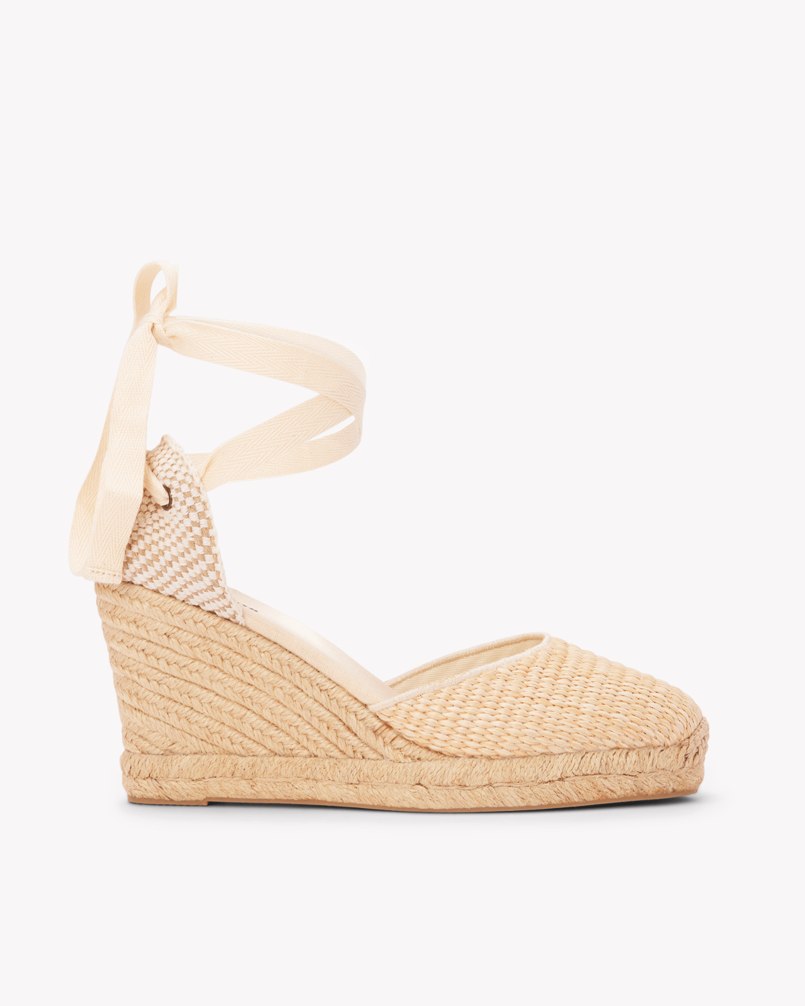 Women's Marseille Wedge Espadrille | Raffia | Natural Undyed