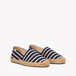 The Original Espadrille - Classic Stripes - Navy / Ivory - Women's - Women's Espadrilles - Navy / Ivory - Soludos -
