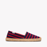 The Original Espadrille - Classic Stripes - Navy / Red - Women's - Women's Espadrilles - Navy / Red - Soludos -