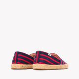 The Original Espadrille - Classic Stripes - Navy / Red - Women's - Women's Espadrilles - Navy / Red - Soludos -
