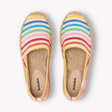 The Original Espadrille - Classic Stripes - Rainbow - Women's - Women's Espadrilles - Rainbow - Soludos -