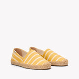 The Original Espadrille - Classic Stripes - Yellow / Ivory - Women's - Women's Espadrilles - Yellow / Ivory - Soludos -