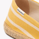 The Original Espadrille - Classic Stripes - Yellow / Ivory - Women's - Women's Espadrilles - Yellow / Ivory - Soludos -