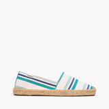 The Original Espadrille - Beach Stripes - Teal / Green / Blue - Women's - Women's Espadrilles - Teal / Green / Blue - Soludos -
