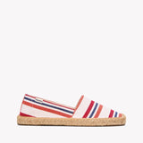 The Original Espadrille - Beach Stripes - Red / Orange / Blue - Women's - Women's Espadrilles - Red / Orange / Blue - Soludos -