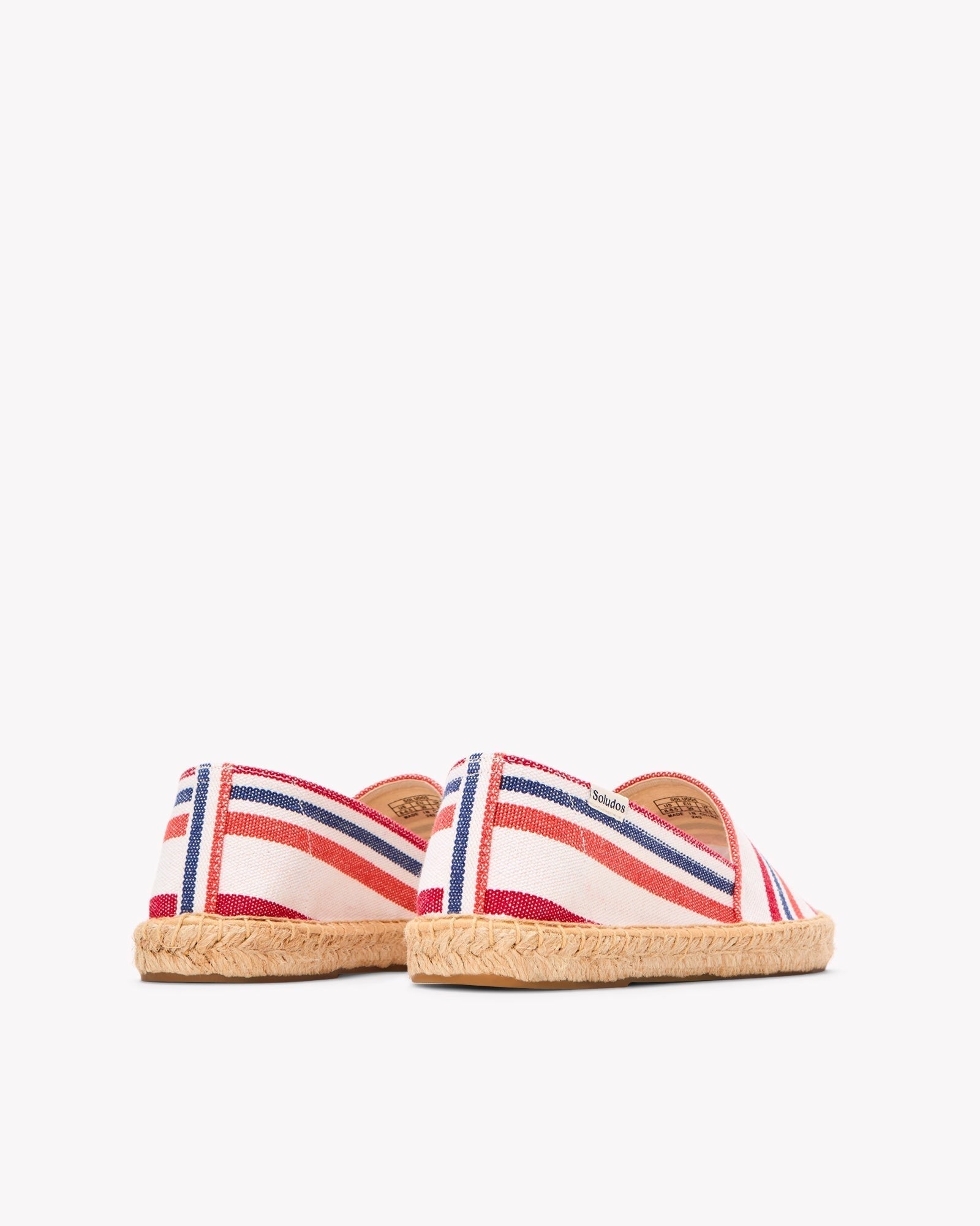 The Original Espadrille - Beach Stripes - Red / Orange / Blue - Women's - Women's Espadrilles - Red / Orange / Blue - Soludos -