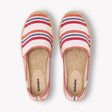 The Original Espadrille - Beach Stripes - Red / Orange / Blue - Women's - Women's Espadrilles - Red / Orange / Blue - Soludos -