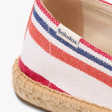 The Original Espadrille - Beach Stripes - Red / Orange / Blue - Women's - Women's Espadrilles - Red / Orange / Blue - Soludos -