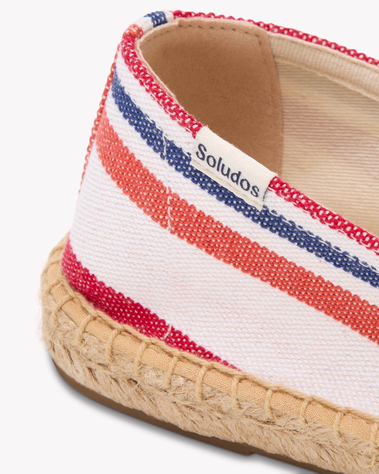 The Original Espadrille - Beach Stripes - Red / Orange / Blue - Women's - Women's Espadrilles - Red / Orange / Blue - Soludos -