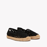 The Original Espadrille - Crochet - Noche Black - Women's - Women's Espadrilles - Noche Black - Soludos -
